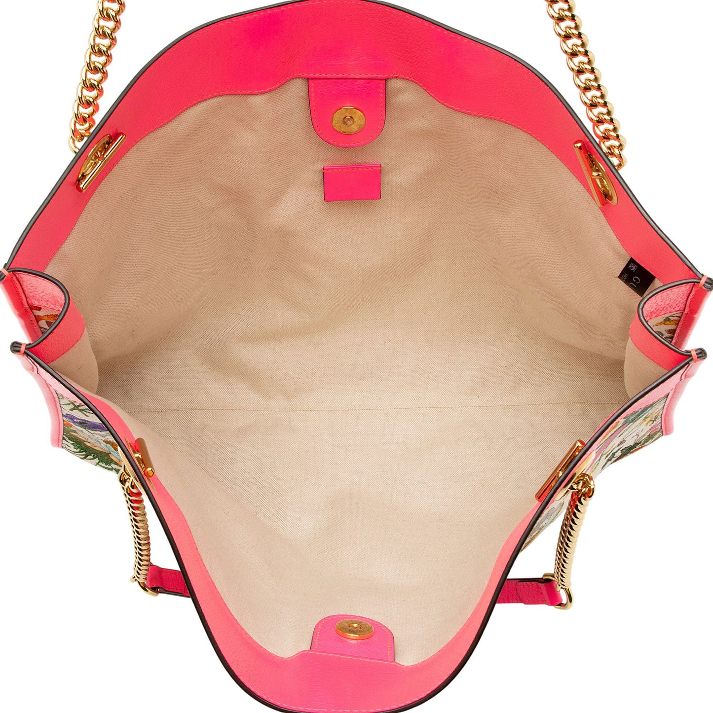 Gucci Canvas Flora Rajah Large Tote