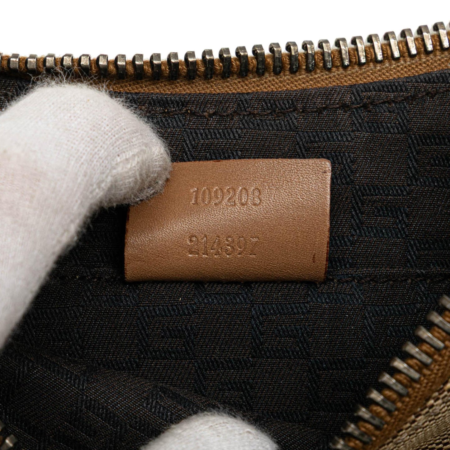 Gucci Canvas Half Moon Hobo