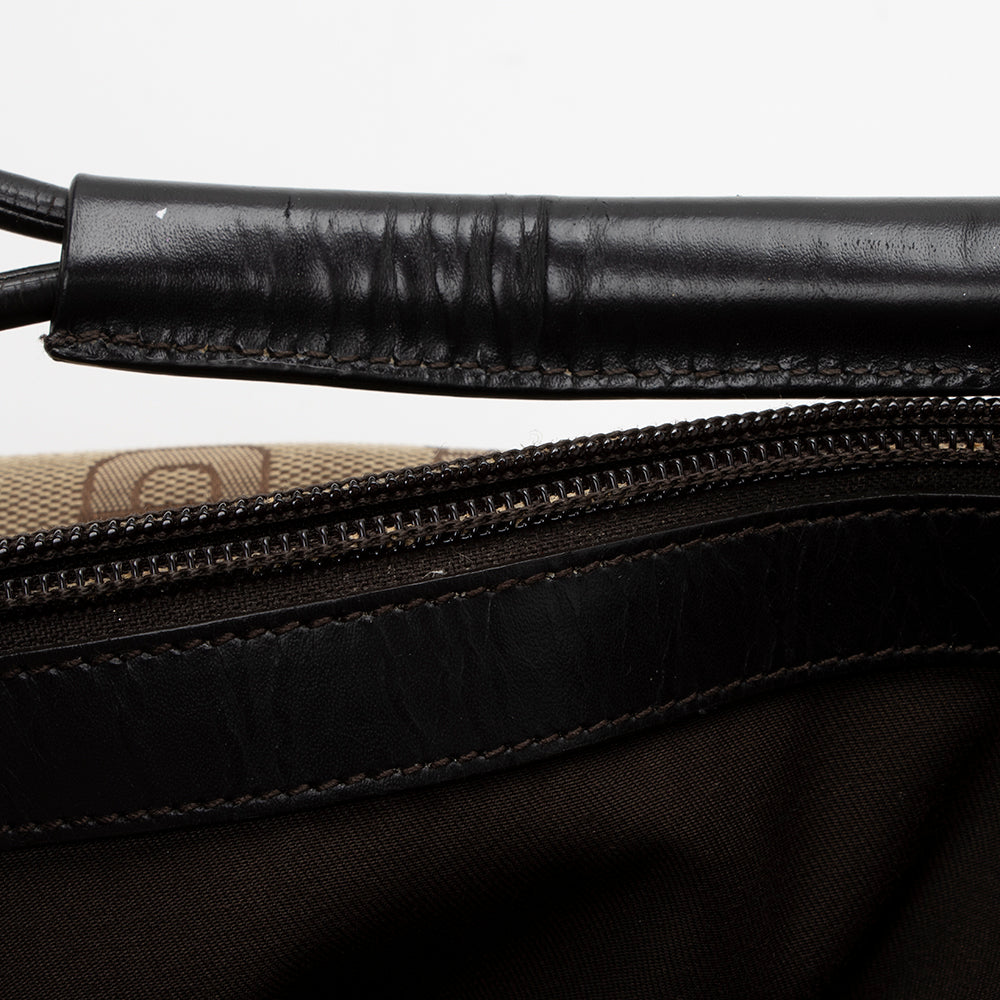 Gucci Canvas Horsebit Hobo (SHF-15066)