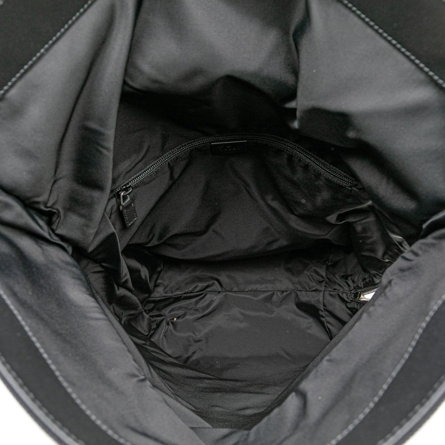 Gucci Canvas Techno Web Fold Over Backpack