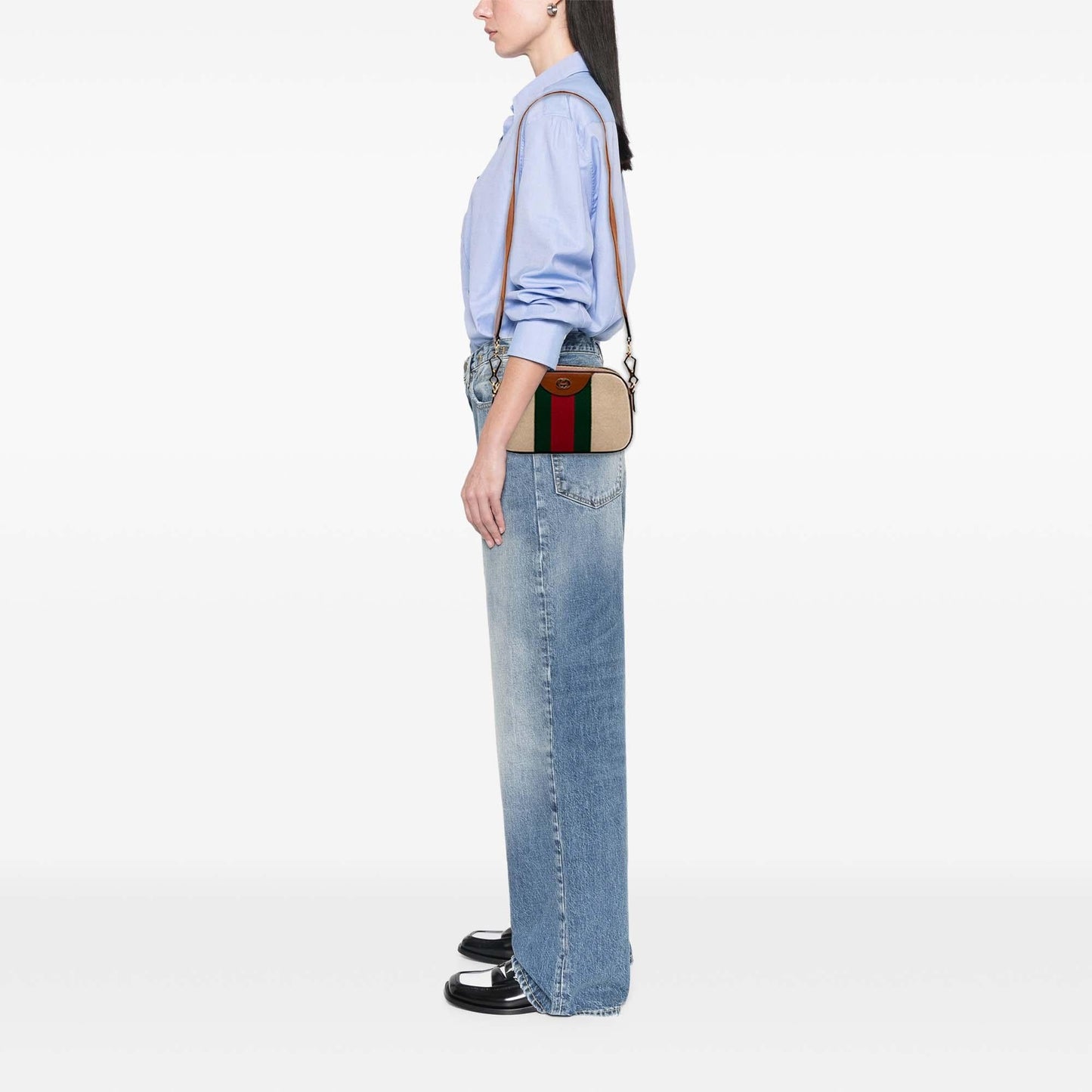 Gucci Canvas Web Camera Bag