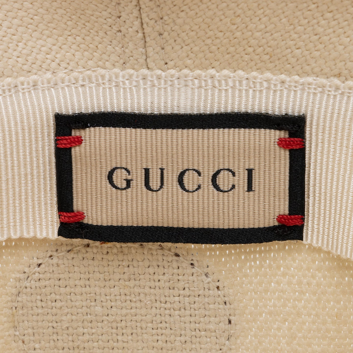 Gucci Canvas Web Stripe Fedora Bucket Hat - Size M (SHF-A6MK94)