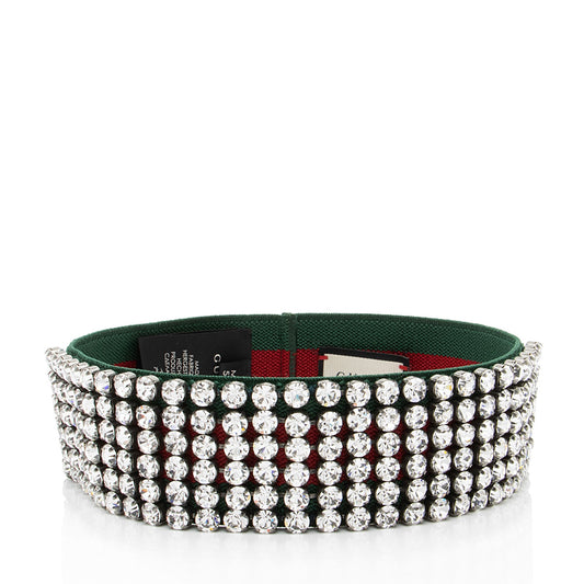 Gucci Crystal Web Headband