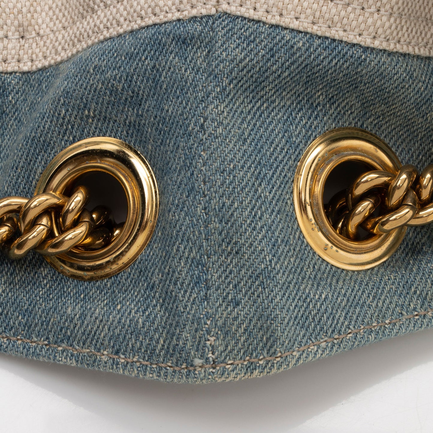 Gucci Denim Soho Medium Shoulder Bag (SHF-gKU581)
