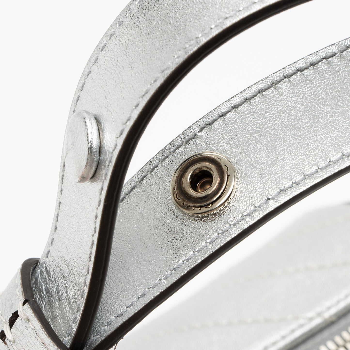 Gucci Metallic Calfskin Blondie Mini Barrel Bag