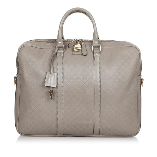 Gucci Diamante Bright Leather Briefcase (SHG-24200)