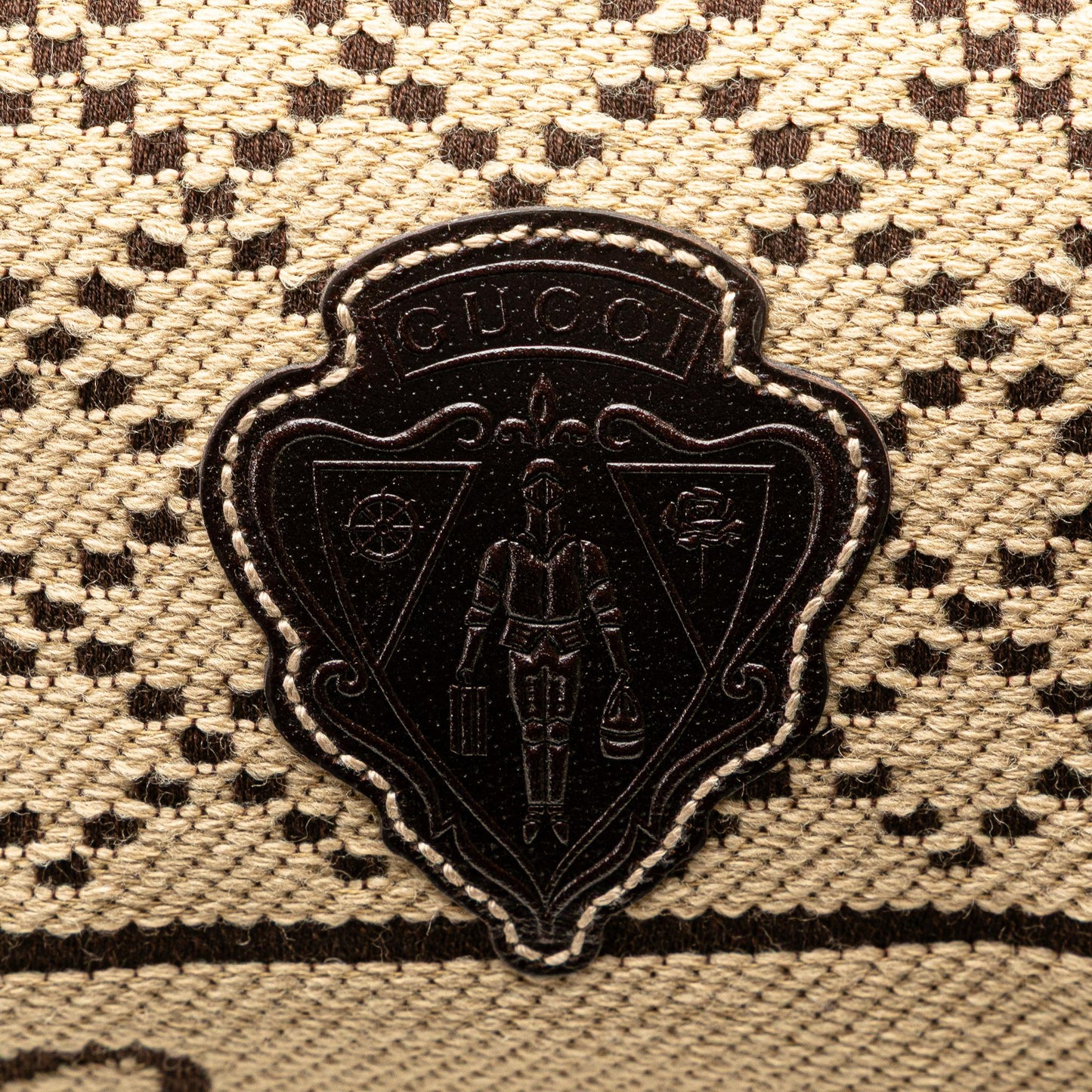 Gucci Diamante Canvas Crest Boston