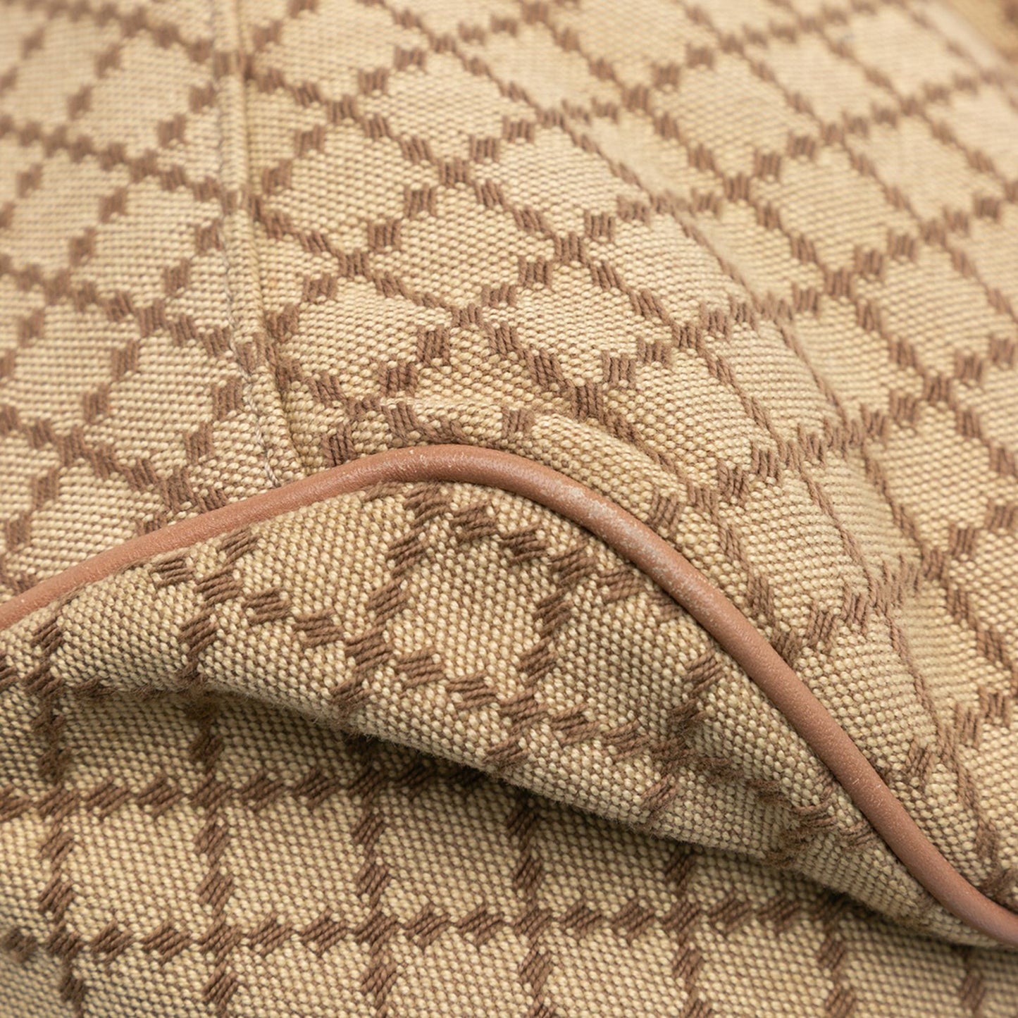 Gucci Diamante Canvas Sukey Satchel