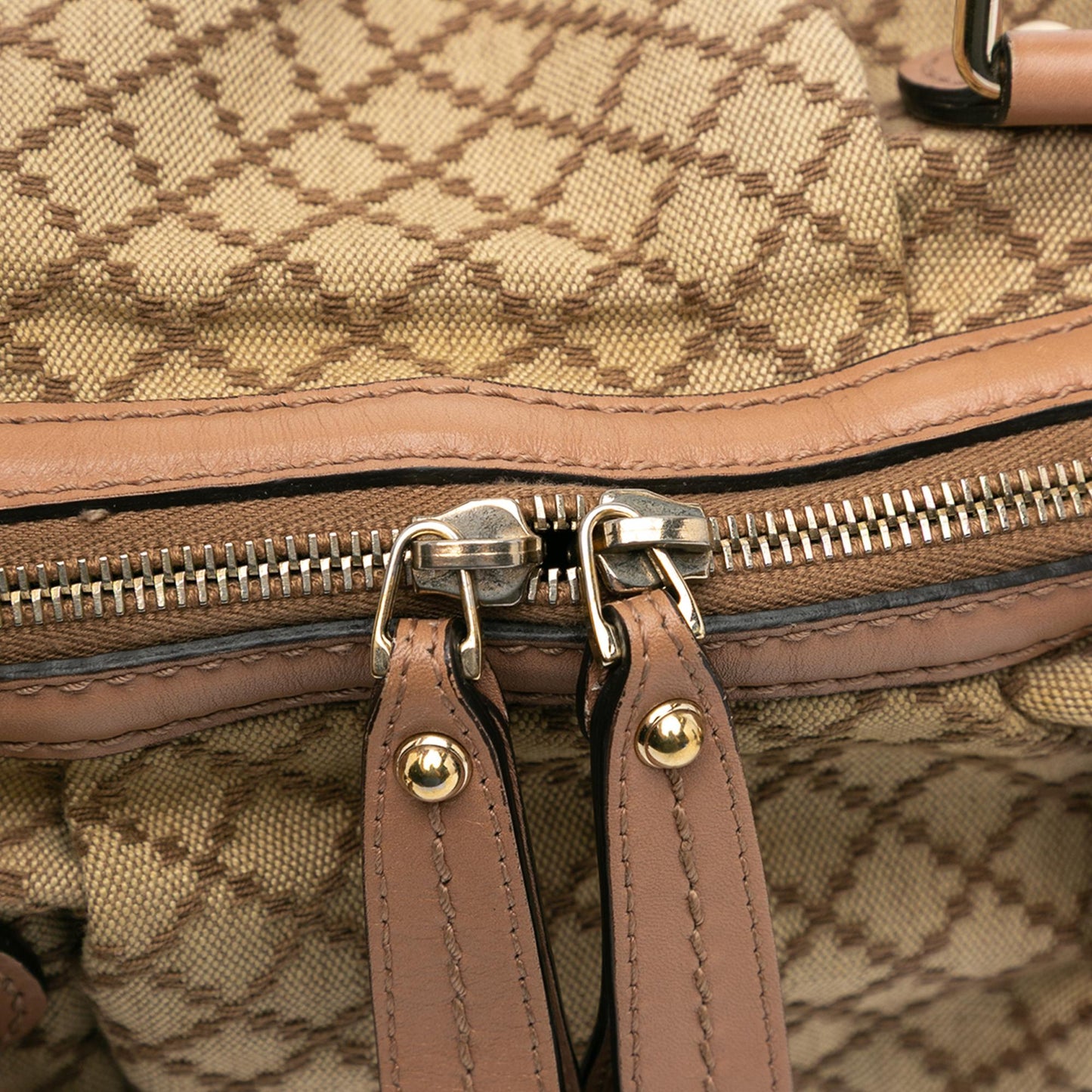 Gucci Diamante Canvas Sukey Satchel