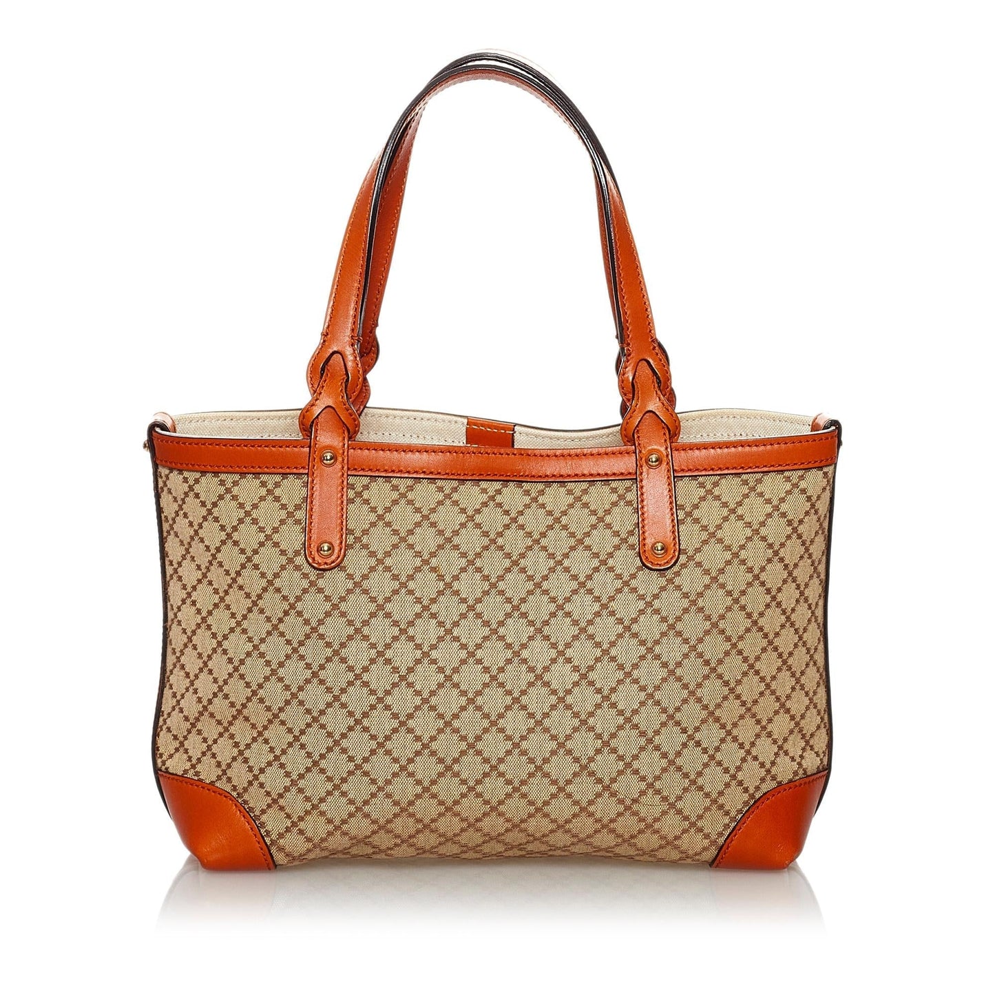 Luxury Gucci Diamante Craft Canvas Tote Bag (SHG-u15SMV)