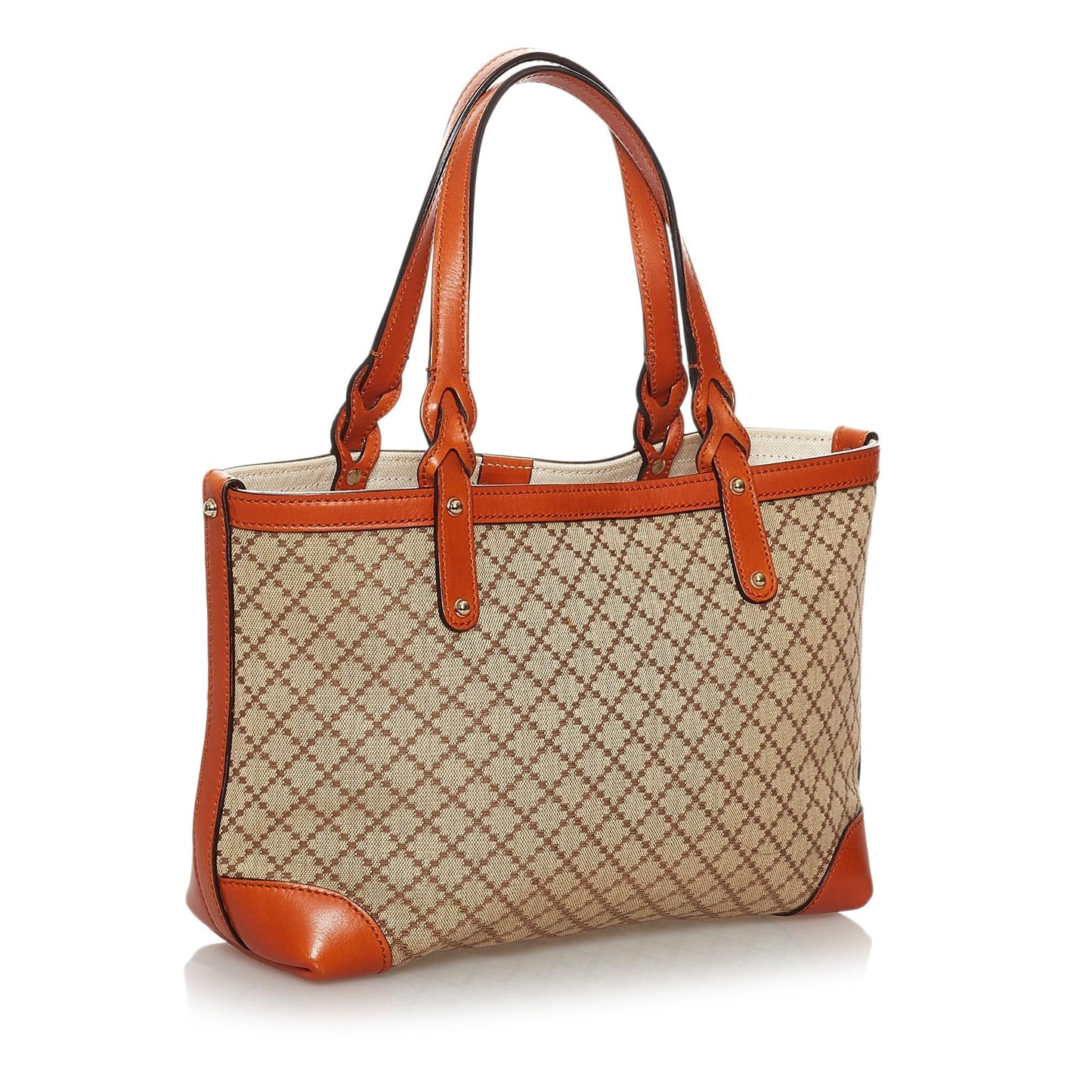 Luxury Gucci Diamante Craft Canvas Tote Bag (SHG-u15SMV)