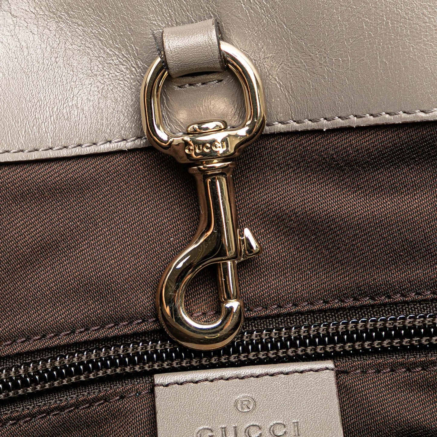 Gucci Diamante Leather Bright Hilary Lux Tote