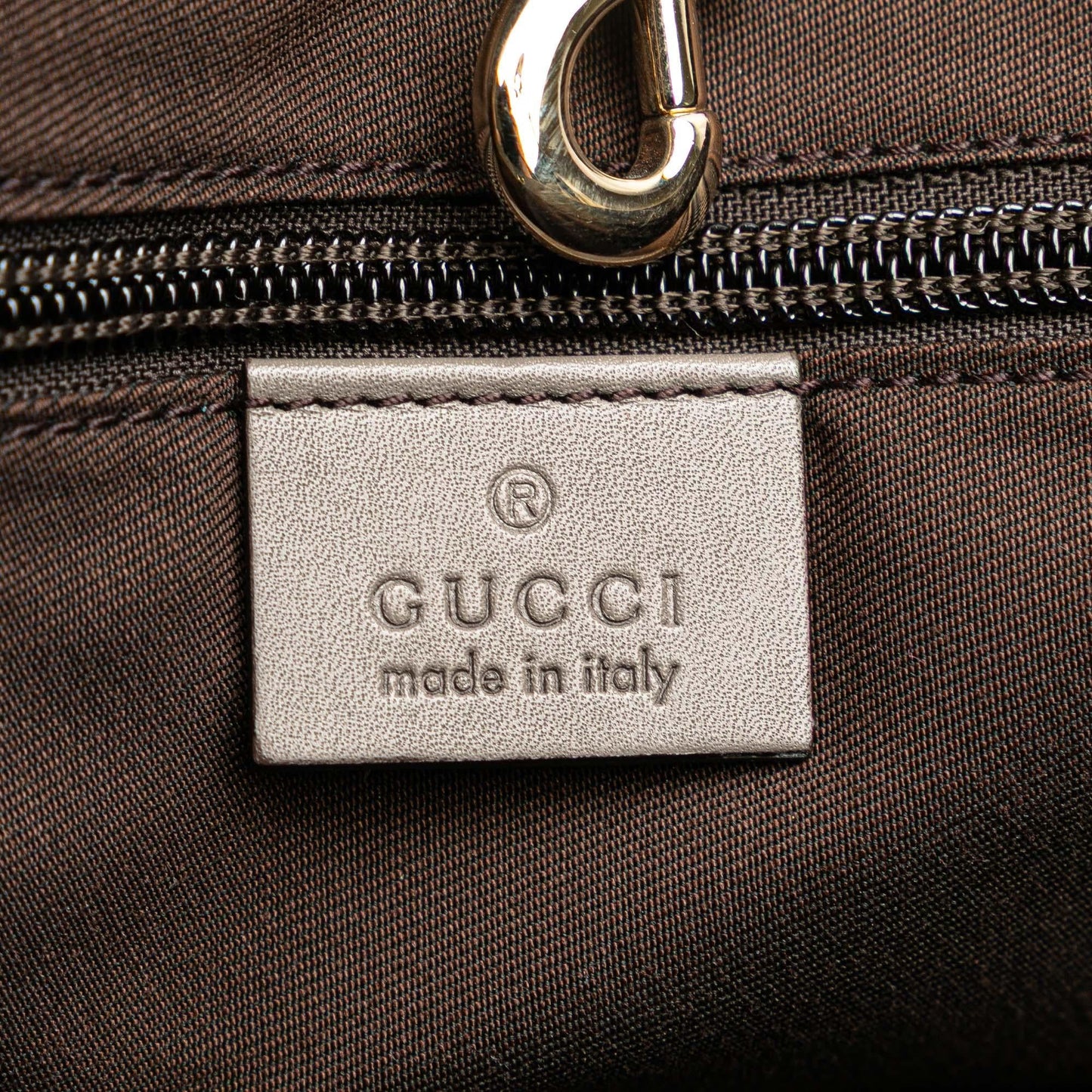 Gucci Diamante Leather Bright Hilary Lux Tote