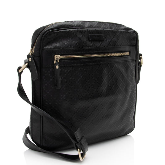 Gucci Diamante Leather Medium Messenger (SHF-2za6Yp)
