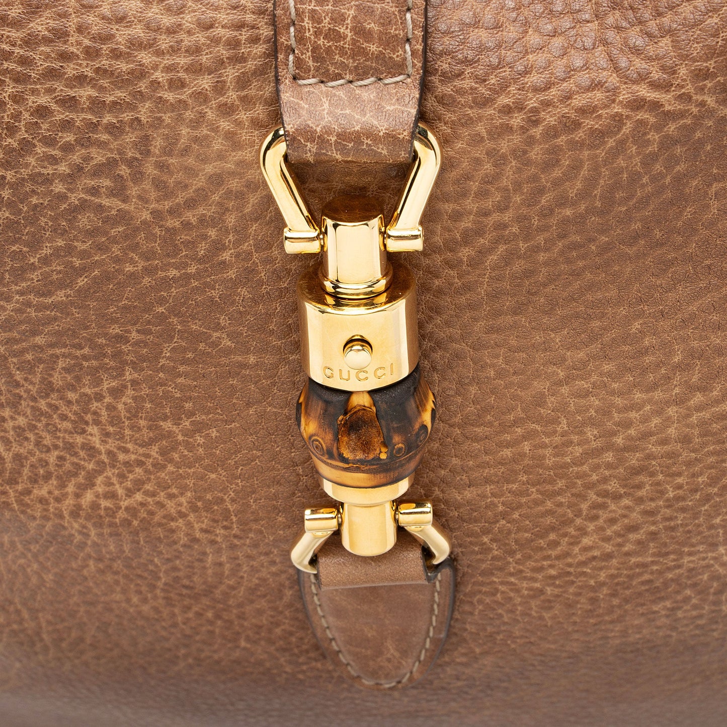 Gucci Distressed Leather New Jackie Large Hobo
