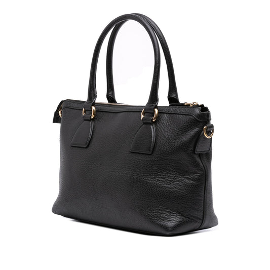 Gucci Dollar Calfskin GG Charm Satchel