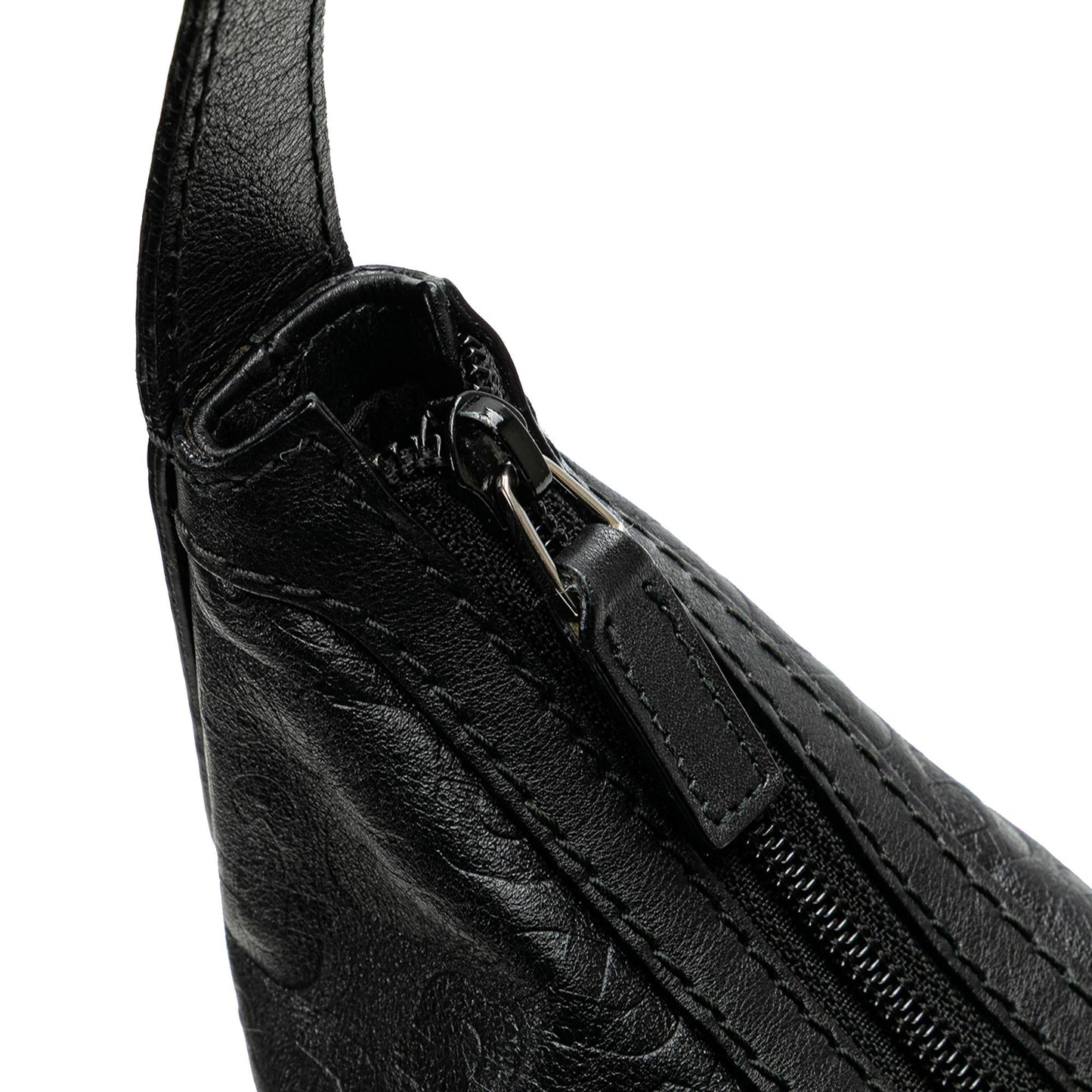 Gucci Embossed Leather Horsebit Princy Hobo