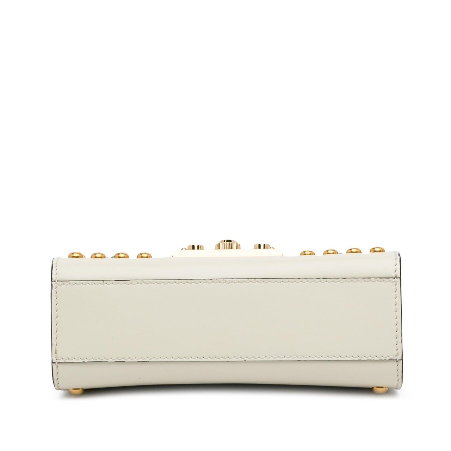 Gucci Floral Studded Padlock Shoulder Bag (SHG-0r94kw)
