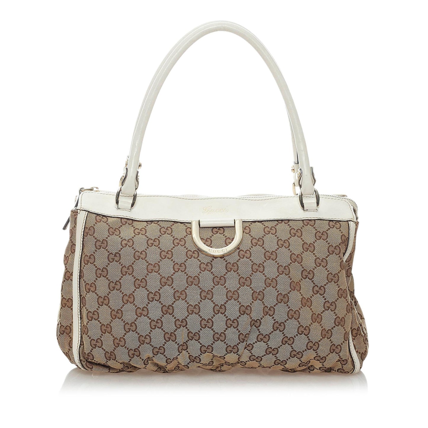 Gucci GG Abbey D-Ring Canvas Shoulder Bag (SHG-32453)