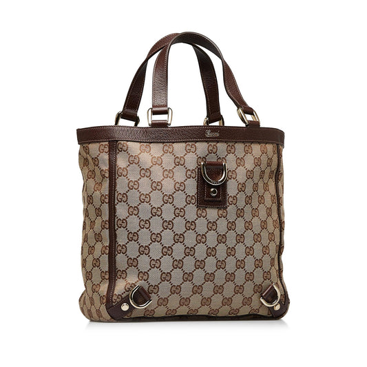 Gucci GG Canvas Abbey D-Ring Handbag (SHG-hwJTJJ)