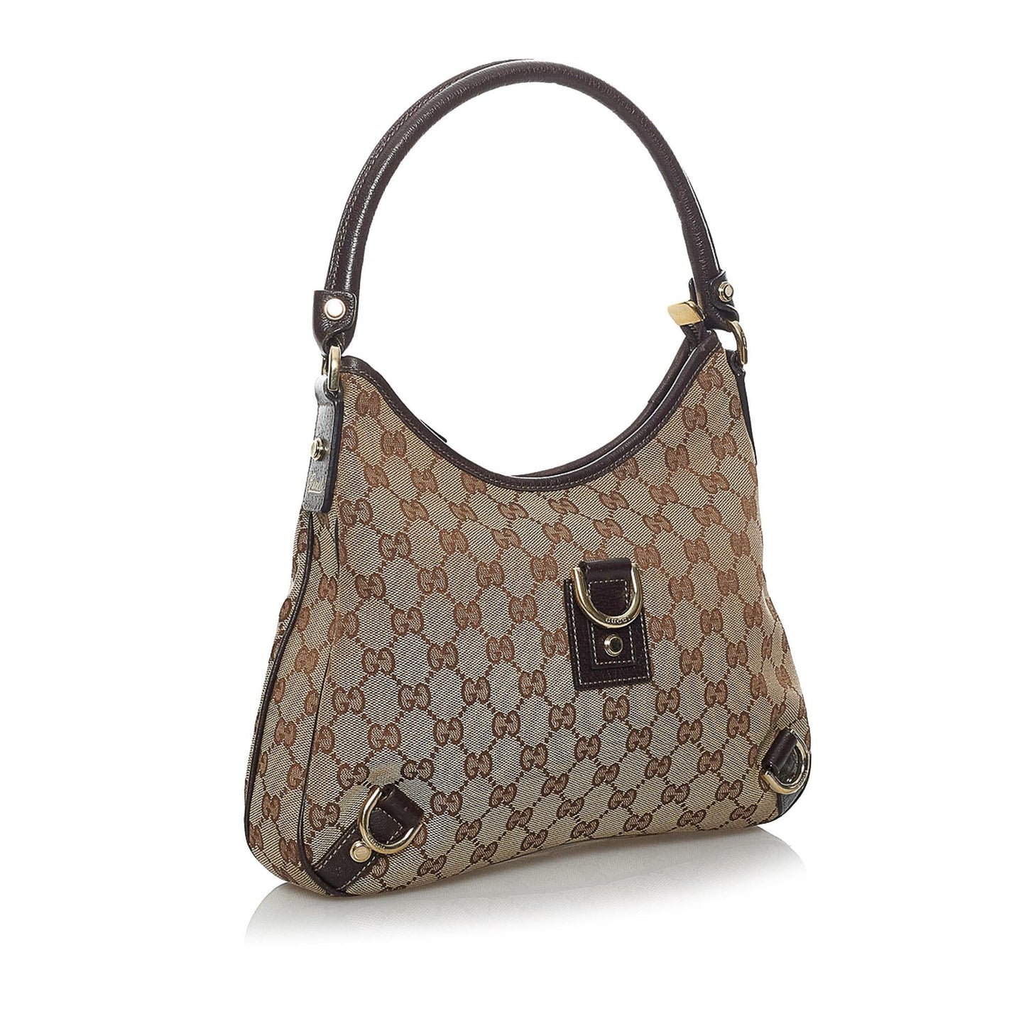 Gucci GG Canvas Abbey D-Ring Shoulder Bag (SHG-33753)
