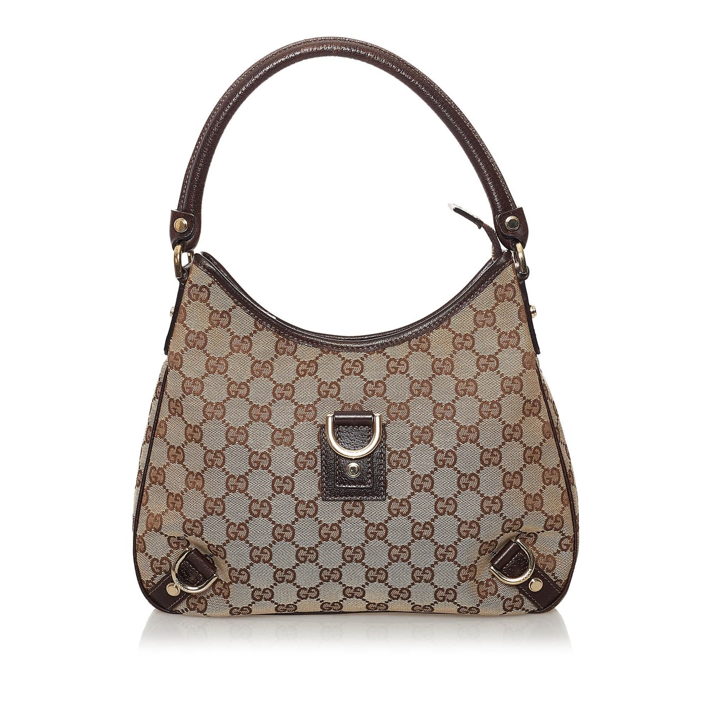Gucci GG Canvas Abbey D-Ring Shoulder Bag (SHG-34720)