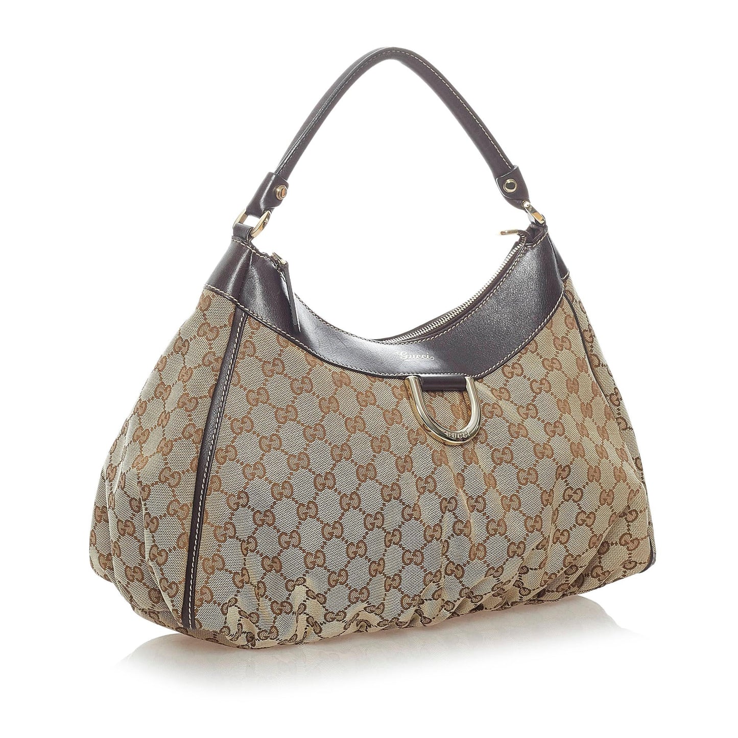 Gucci GG Canvas Abbey D-Ring Shoulder Bag (SHG-34771)