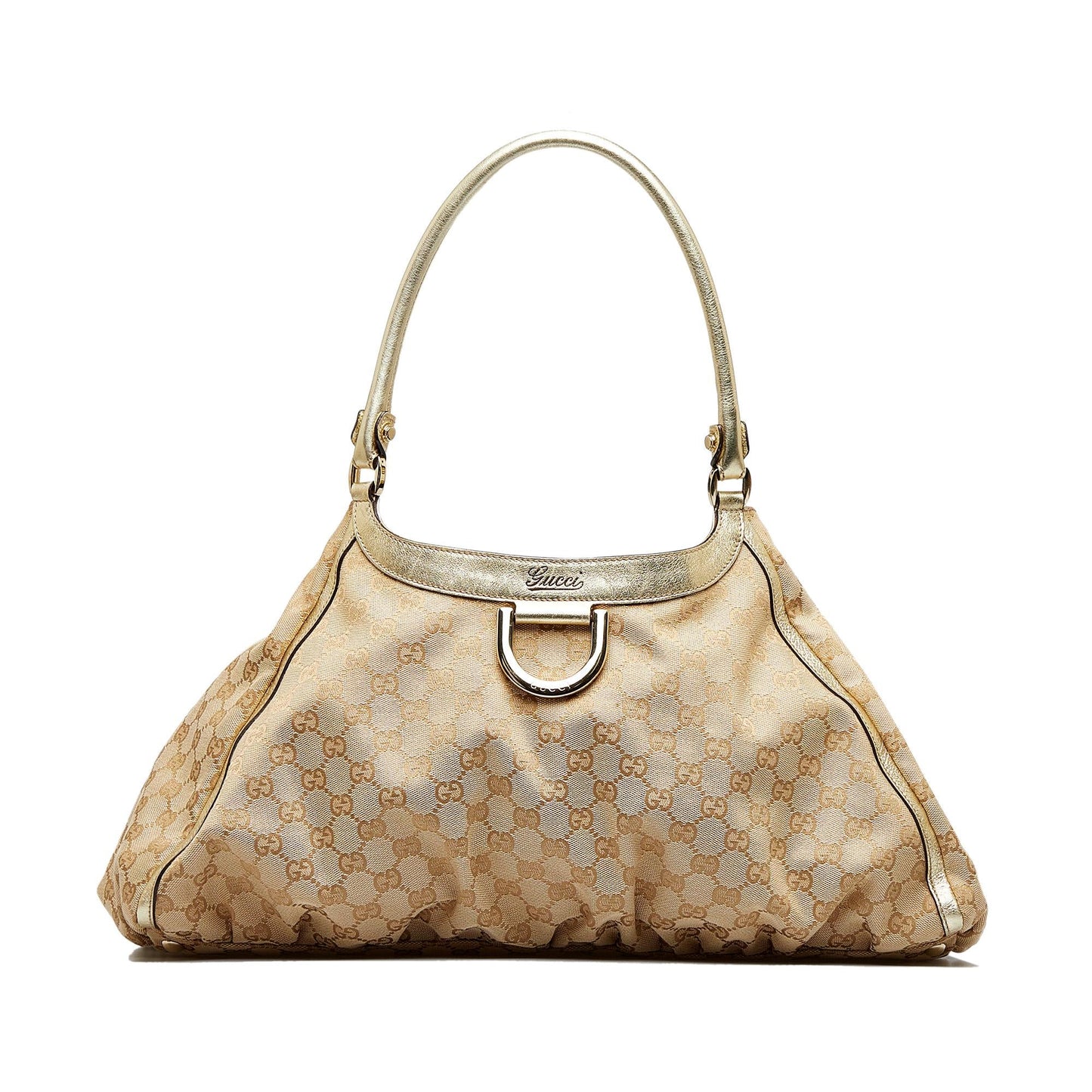 Gucci GG Canvas Abbey D-Ring Shoulder Bag (SHG-2AQsfI)