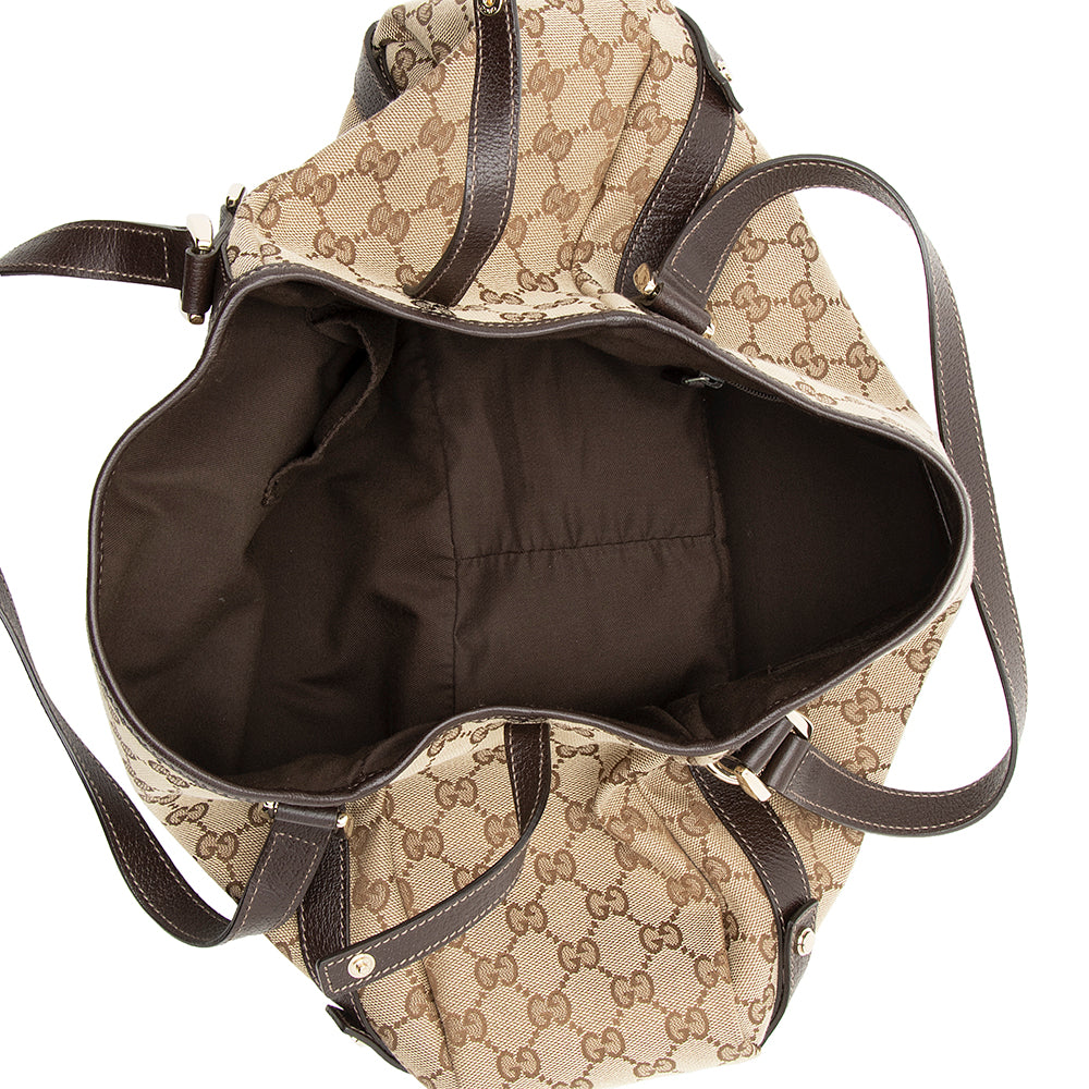 Gucci GG Canvas Abbey Medium Shoulder Bag (SHF-19735)