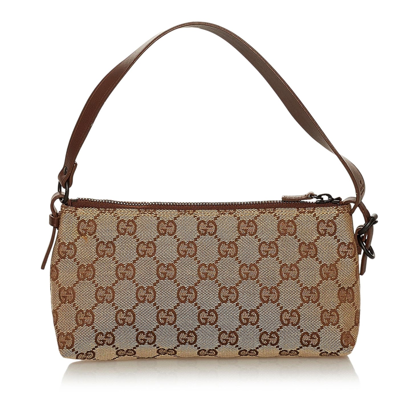 Gucci GG Canvas Baguette (SHG-28682)