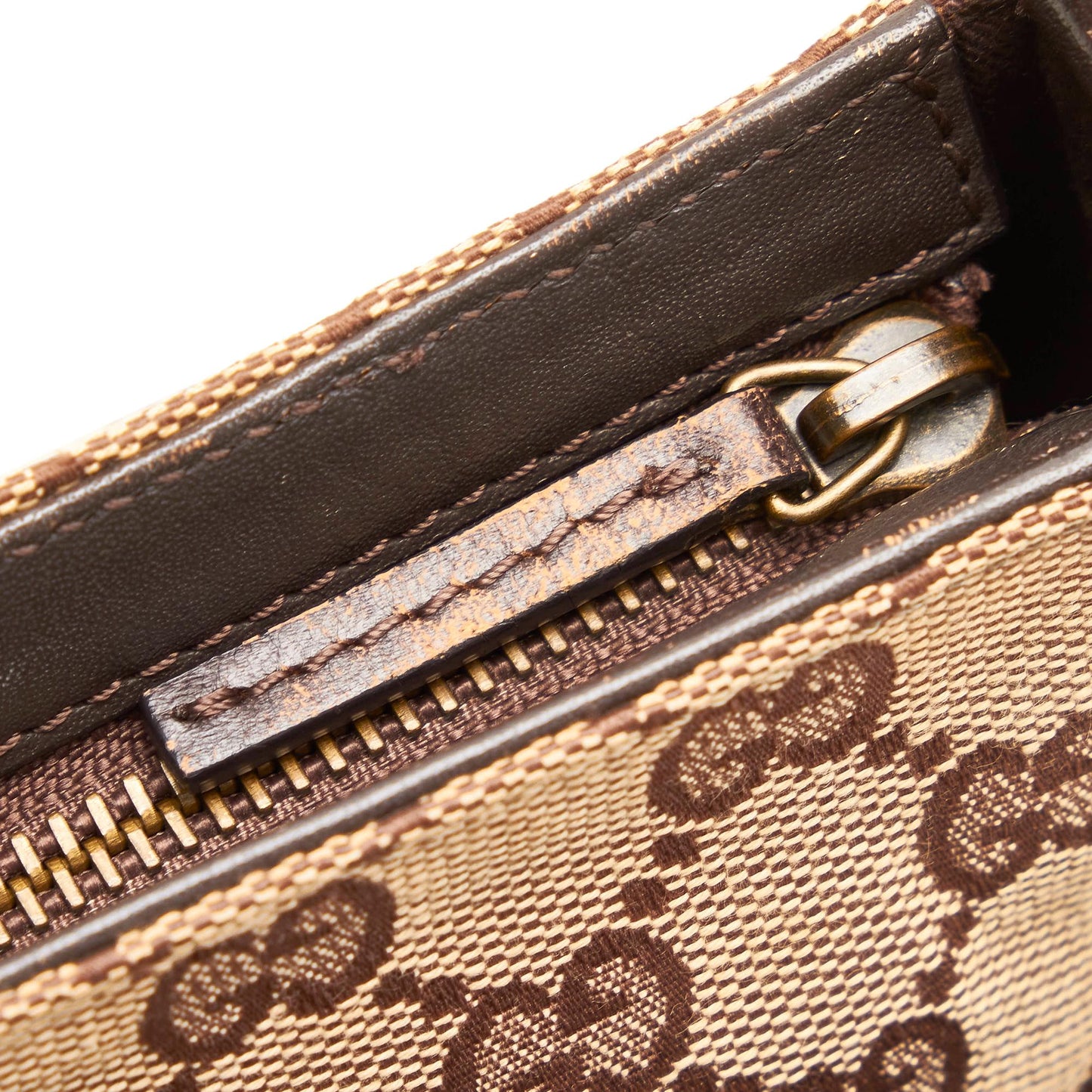 Gucci GG Canvas Baguette (SHG-31120)