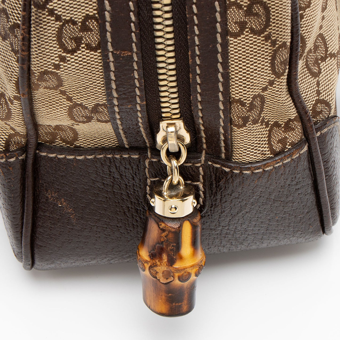 Gucci GG Canvas Bamboo Mini Satchel