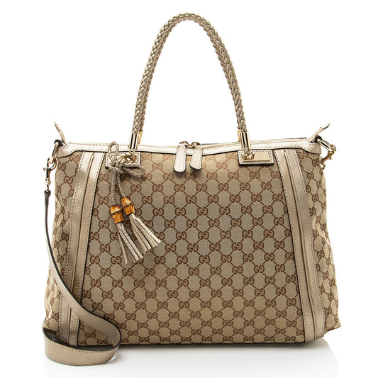 Gucci GG Canvas Bella Large Tote