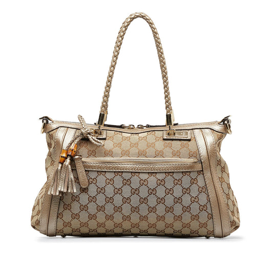 Gucci GG Canvas Bella Satchel (SHG-0RCPKB)
