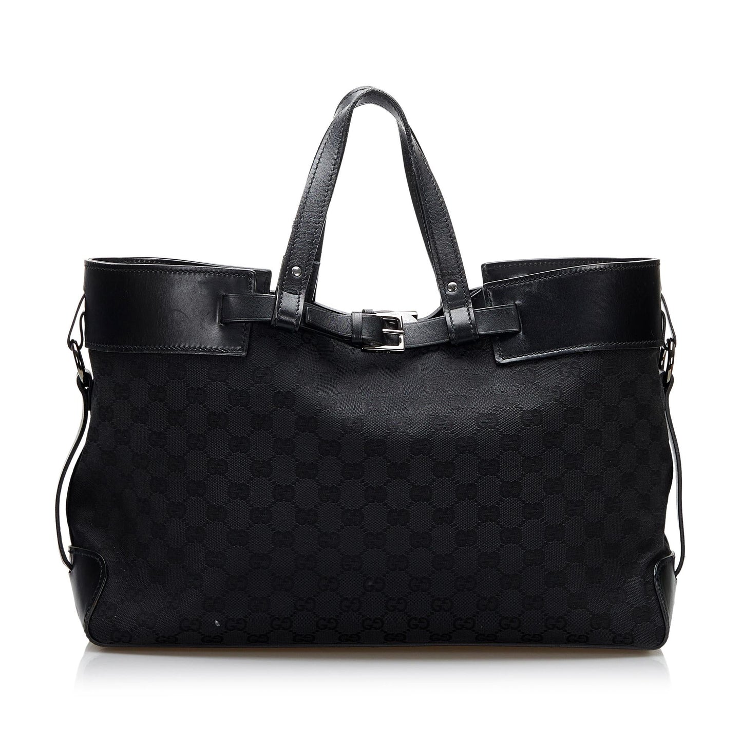 Luxury Gucci GG Canvas Belt Tote Bag (SHG-7hmL1J)