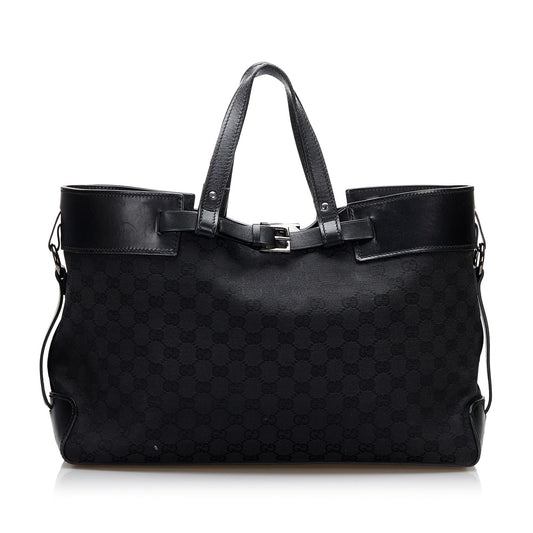 Luxury Gucci GG Canvas Belt Tote Bag (SHG-7hmL1J)