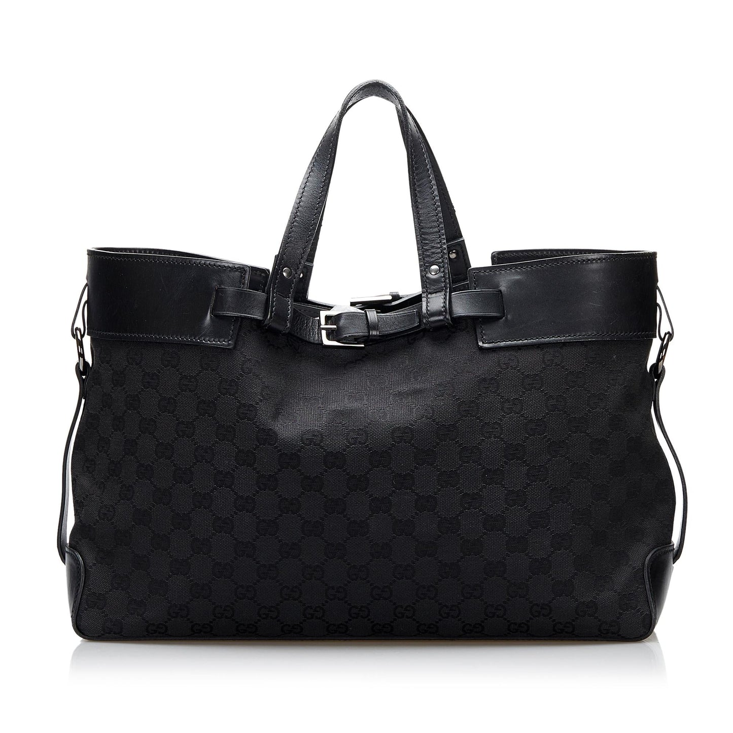 Luxury Gucci GG Canvas Belt Tote Bag (SHG-7hmL1J)