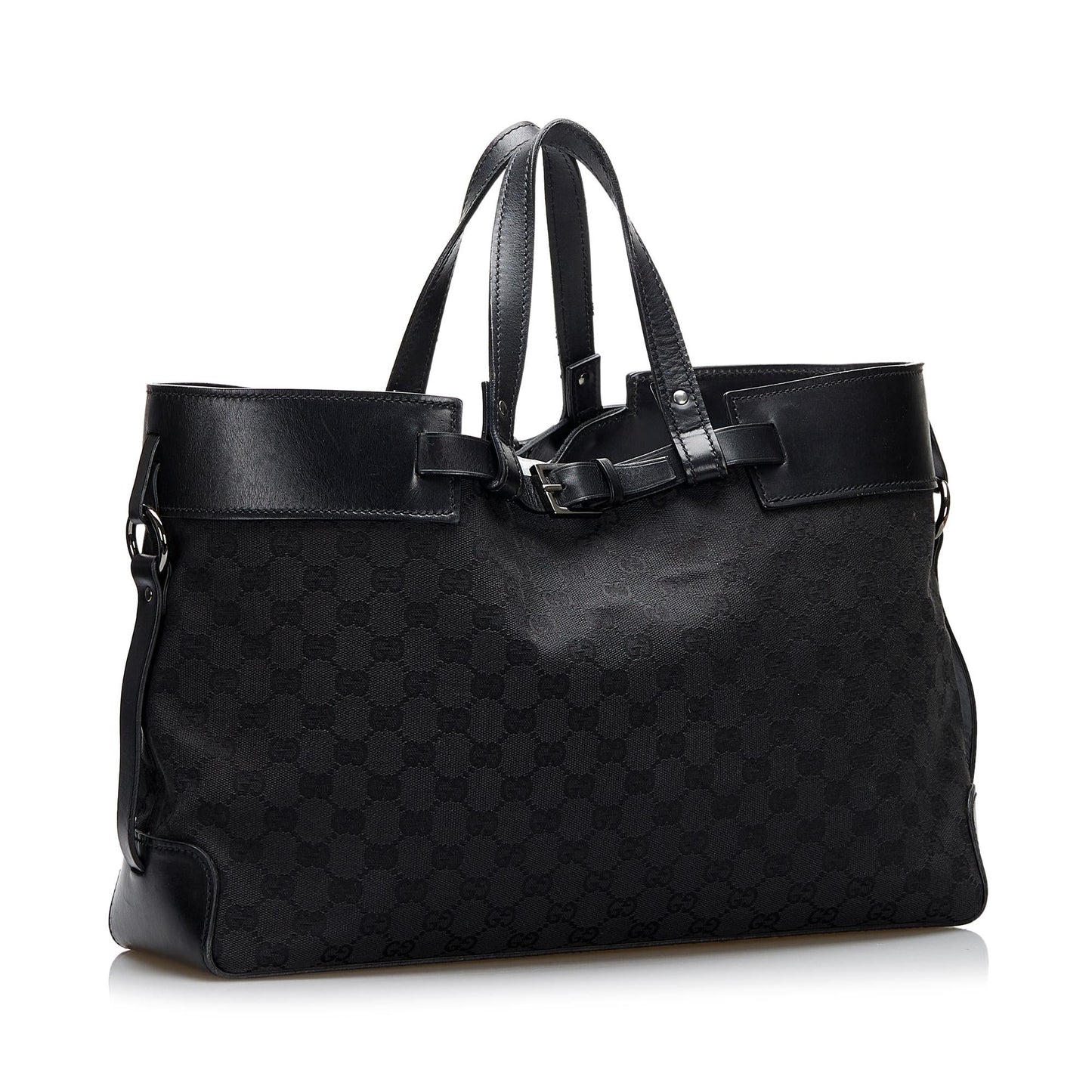 Luxury Gucci GG Canvas Belt Tote Bag (SHG-7hmL1J)