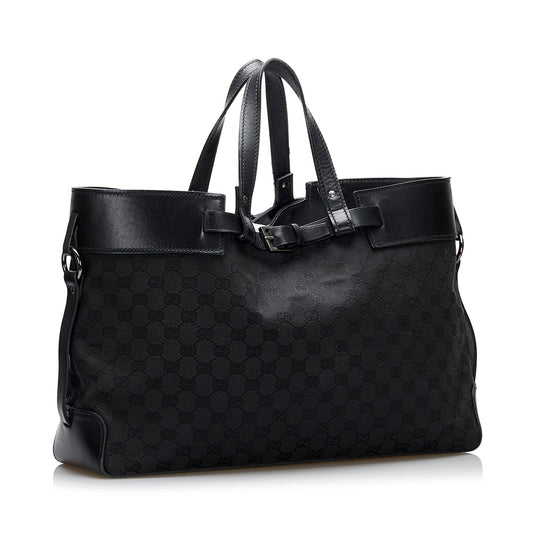 Luxury Gucci GG Canvas Belt Tote Bag (SHG-7hmL1J)