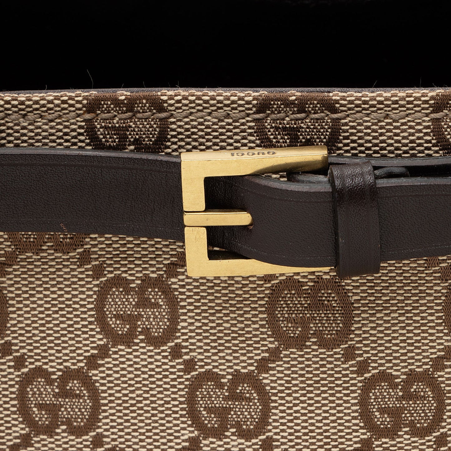Gucci GG Canvas Belted Tote