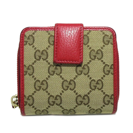 Gucci GG Canvas Bi-Fold Small Wallet (SHG-7VVIZS)