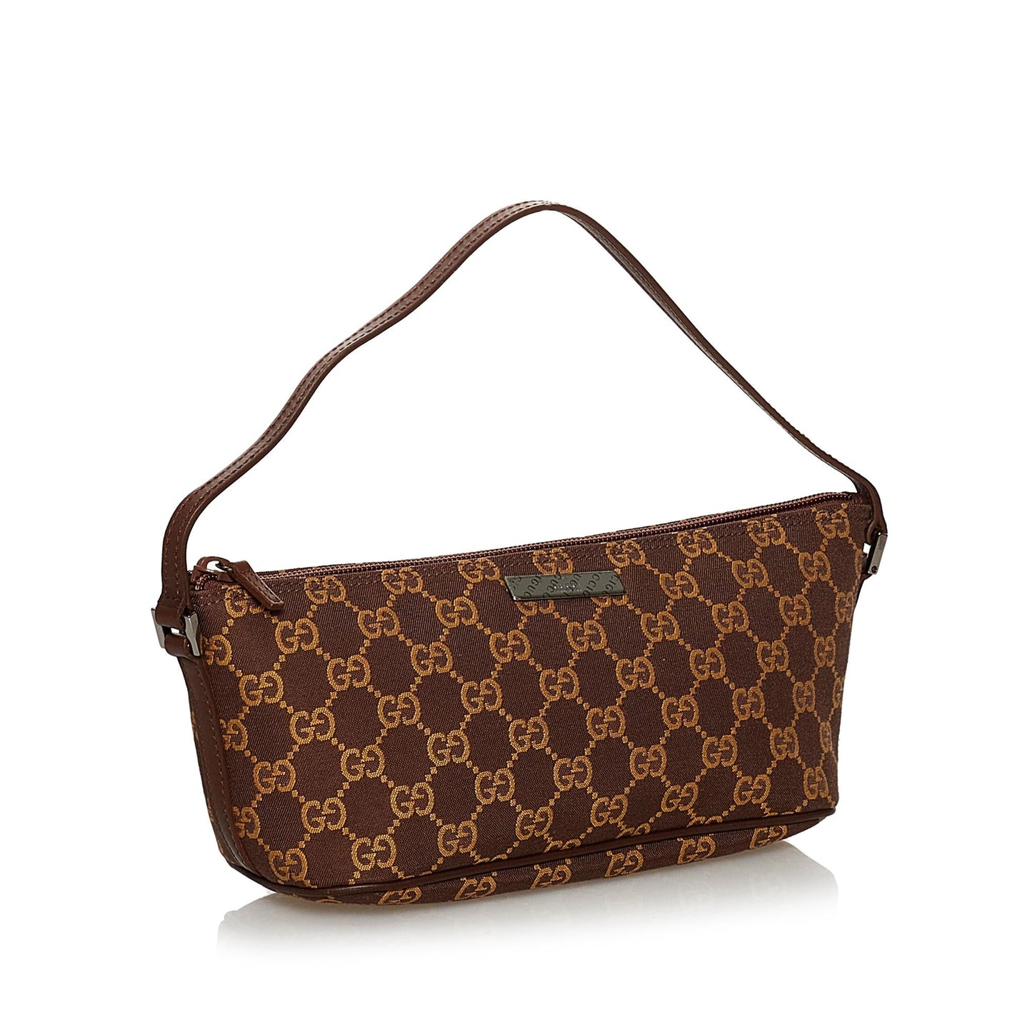 Gucci GG Canvas Boat Baguette (SHG-30770)