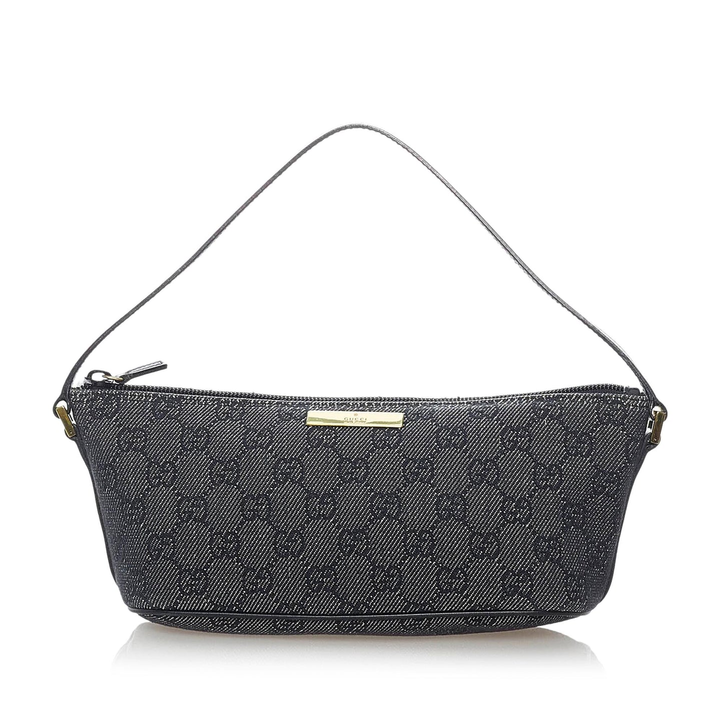 Gucci GG Canvas Boat Baguette (SHG-32025)