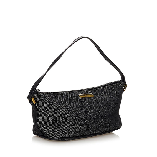 Gucci GG Canvas Boat Baguette (SHG-32251)
