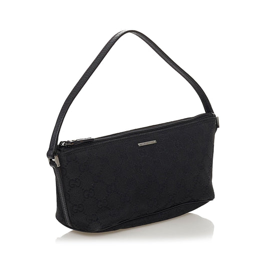 Gucci GG Canvas Boat Baguette (SHG-32308)