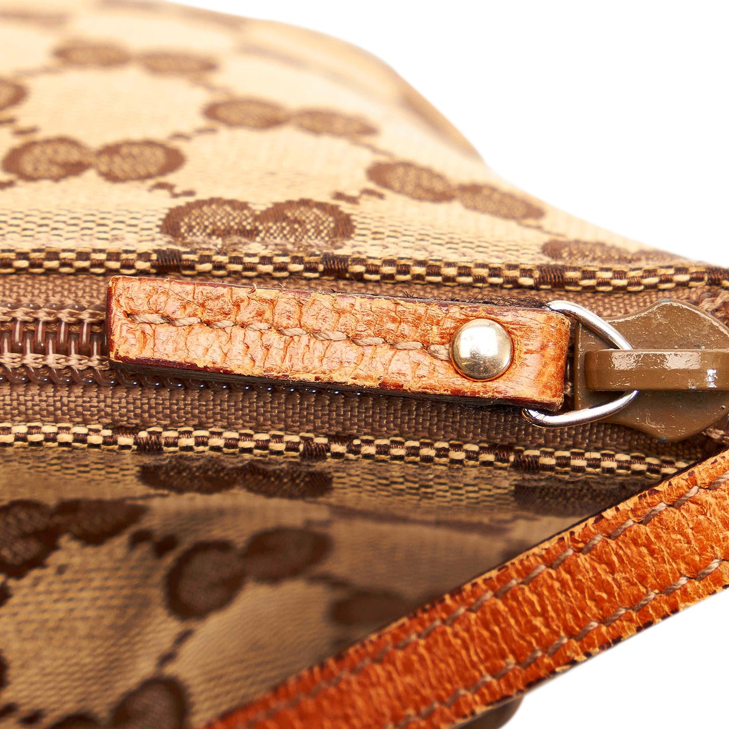 Gucci GG Canvas Boat Baguette (SHG-32386)