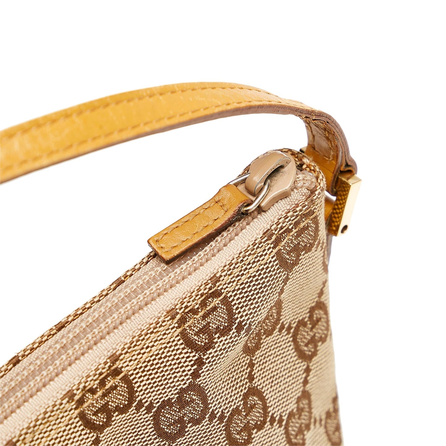 Gucci GG Canvas Boat Baguette (SHG-32547)