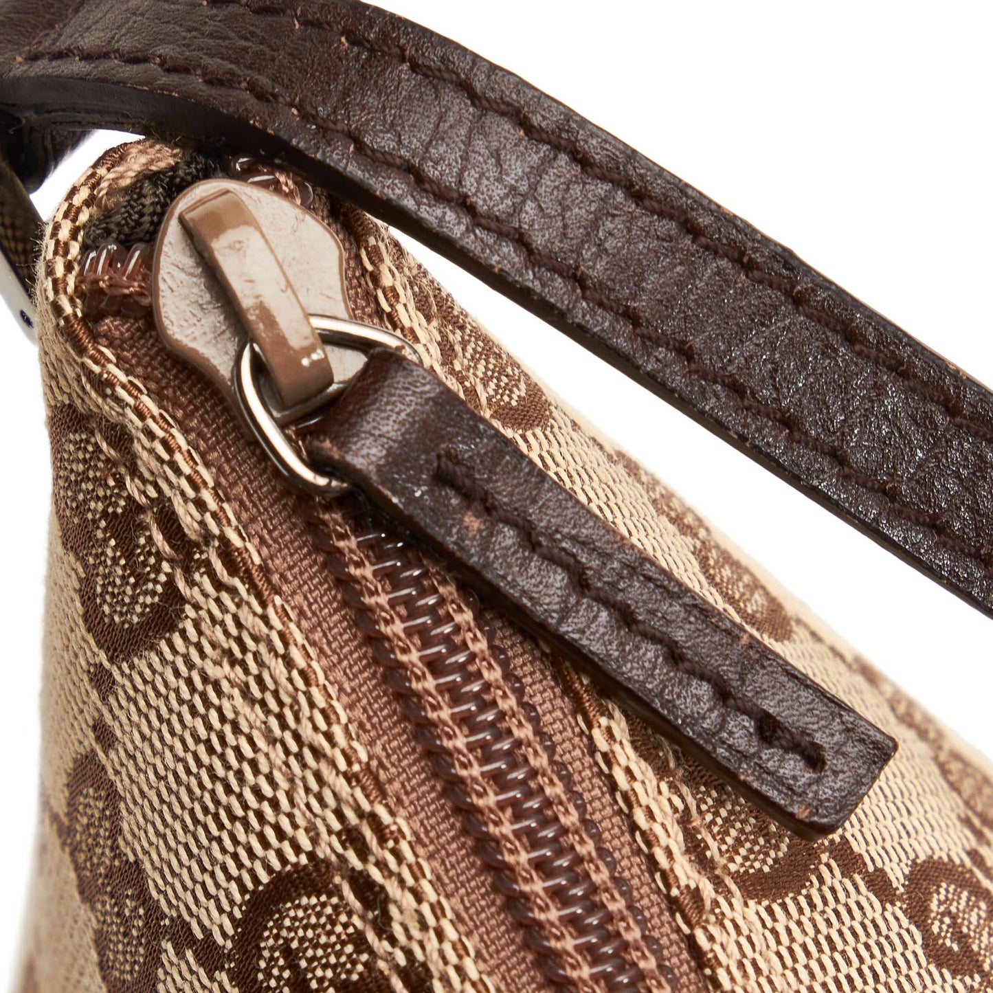 Gucci GG Canvas Boat Baguette (SHG-32689)