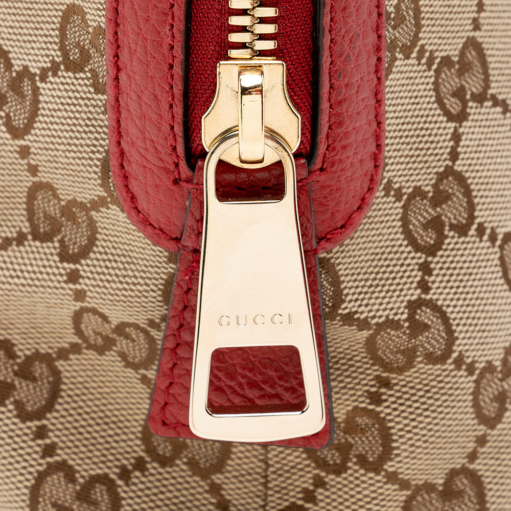 Gucci GG Canvas Bree Dome Shoulder Bag (SHF-20626)