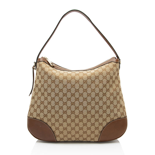 Gucci GG Canvas Bree Large Hobo